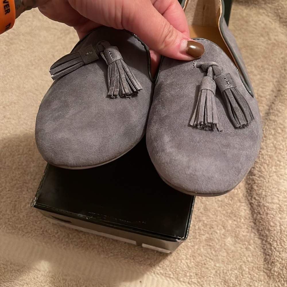 JCREW FACTORY- Cora suede tassel loafers - size 6.5 NWT - Picture 5 of 8